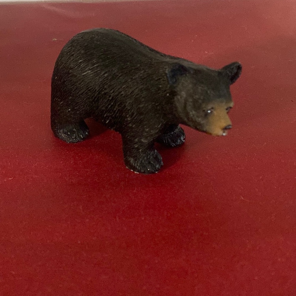 Resin Black Bear Statue - in Great Shape - Like New